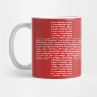 Made in Switzerland - white Mug